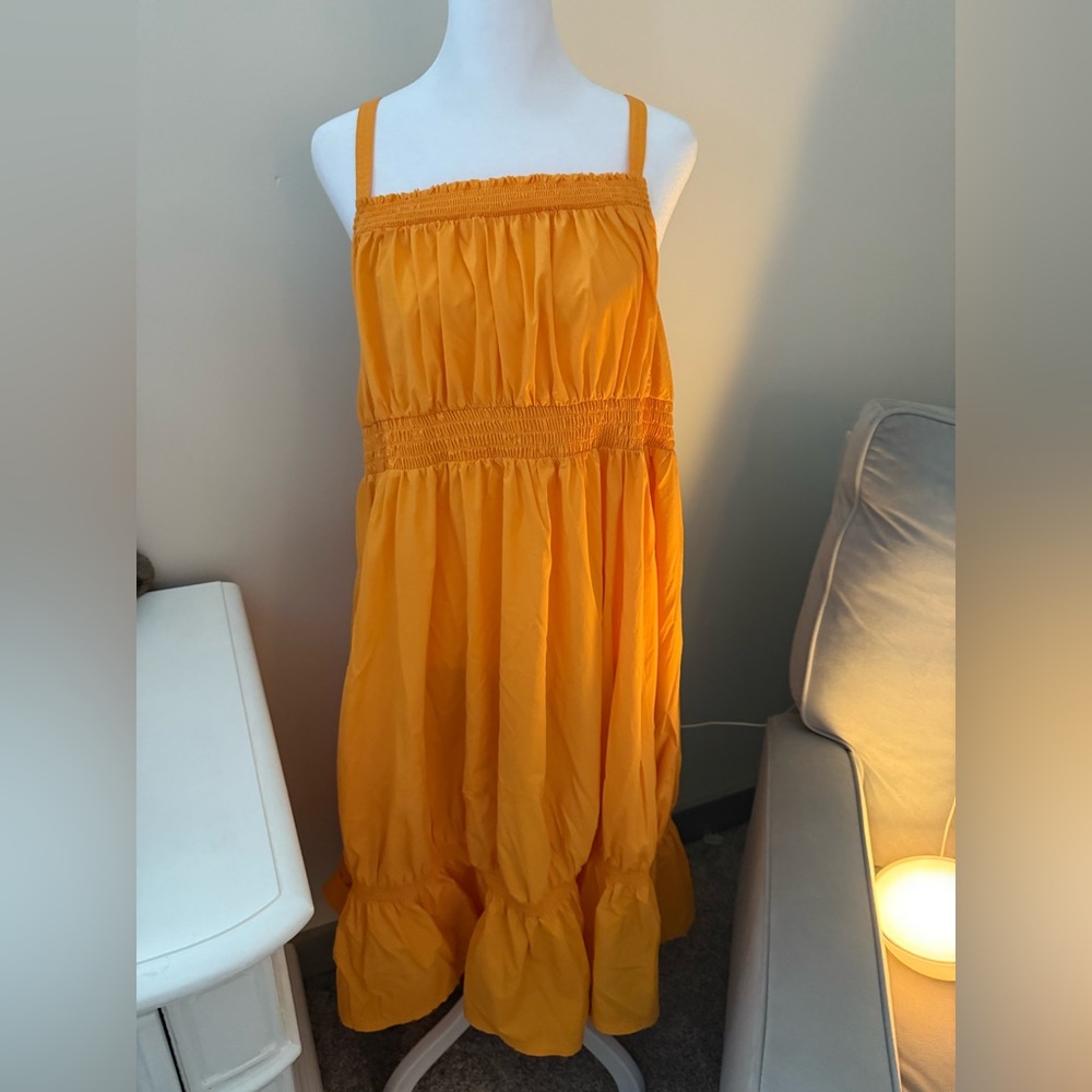 Daily Practice Orange Dress